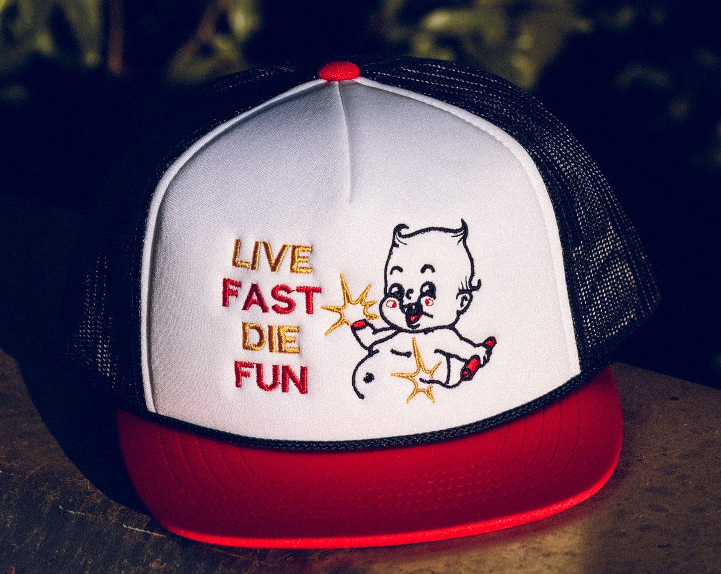 LIVE FAST KIDS HAT